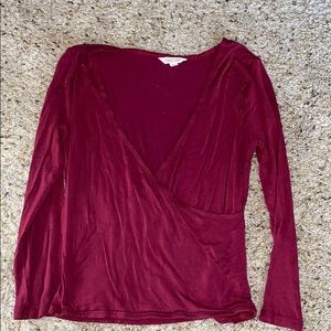Red cape juby top